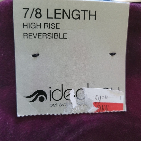 Id Ideology Performance Women's Reversible 7/8 Leggings - Picture 8 of 10